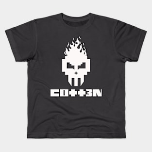 8 Bit Fire Spartan Kids T-Shirt